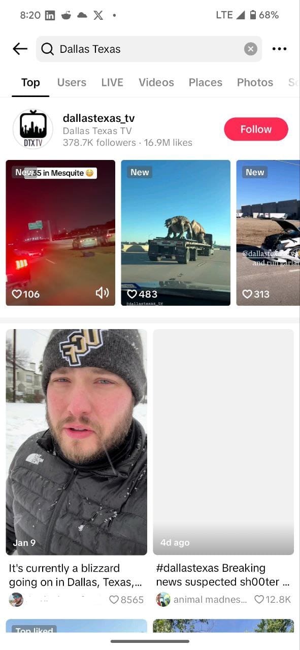 search and add people from other countries on TikTok